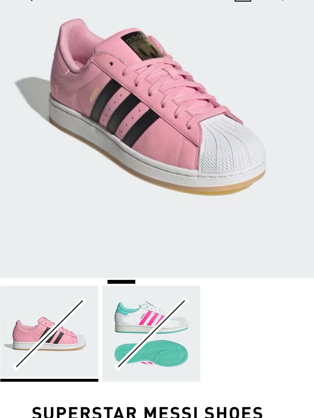 adidas Pink Sneakers with Black Stripes and White Shell Toe